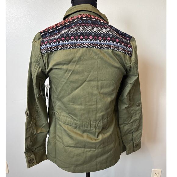 ModCloth Assorted Occasions Anorak Utility Jacket Army Green Women's XXS NWT - Picture 3 of 8